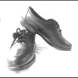 Sears I Love comfort black lace up shoes 8 Wide